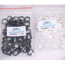 Znacznik  fi 8x5mm numerowany od 1 do 50