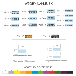 NAKLEJKI Samoprzylepne- nadruk na Folii